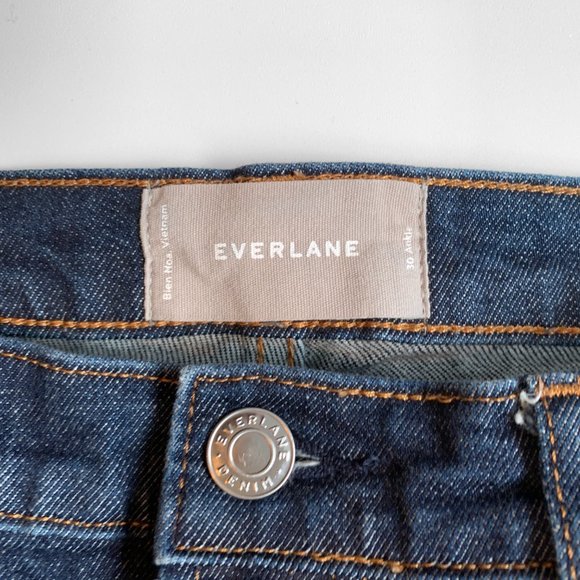 Everlane Ankle Jeans Dark Wash - Picture 3 of 4